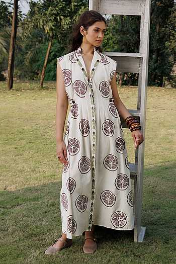 Pomegranate Print Dress