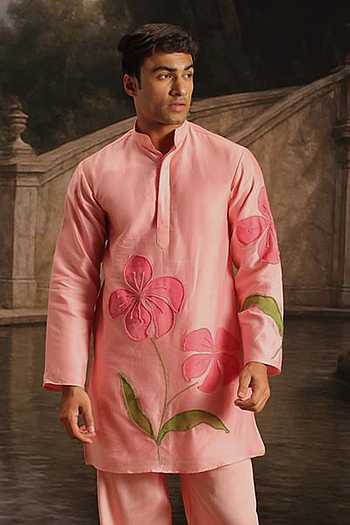 Elara Floral Embroidered Kurta Set