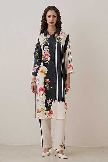 Terra Floral Print Tunic & Pant Set