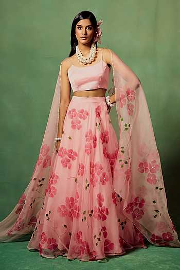 Dogwood Sequins Work Lehenga Set