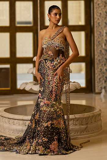 Embellished Corset & Lehenga Set