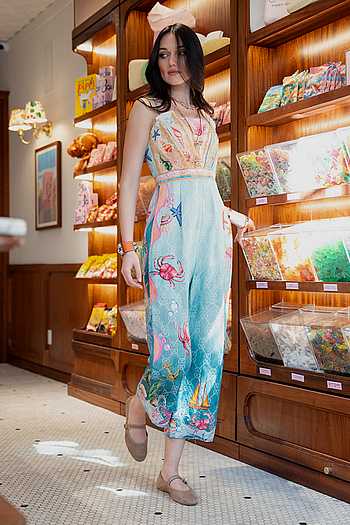 Marina Pleated Strap Jumpsuit