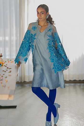 Alia Patchwork Jacket & Dress Set