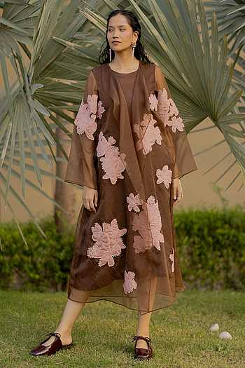 Tes Patchwork Jacket & Dress Set