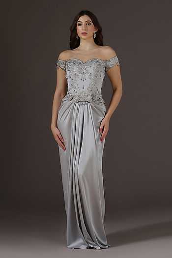 Hand Embroidered Corset & Skirt Set