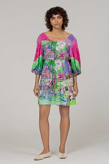 Azzurra Printed Dress