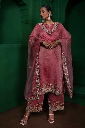 Shabhana Gota Work Kurta Set