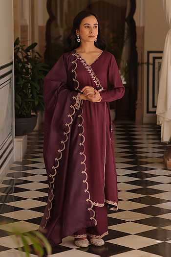 Noura Angarkha Kurta Set