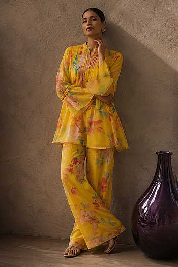 Sunbeam Bloom Printed Pant Set