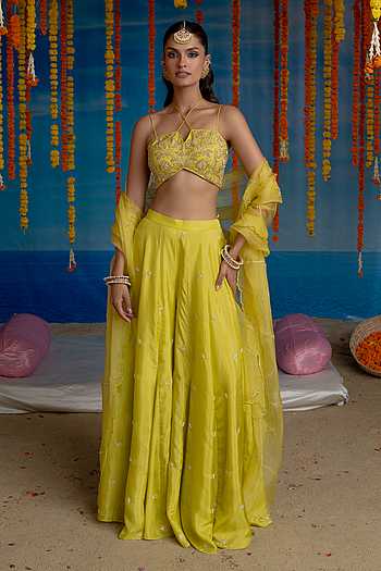Bellini Embroidered Top Palazzo Set