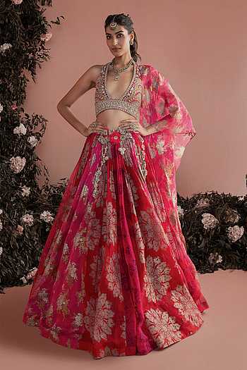 Gulnaar Printed Lehenga Set