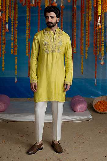 Mimosa Embroidered Kurta & Pant Set