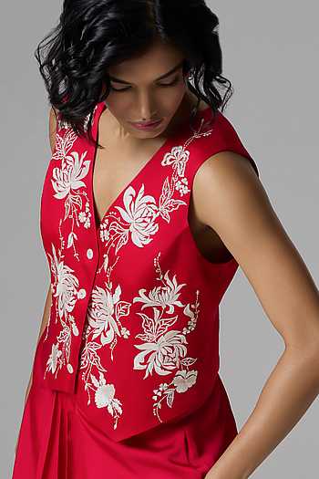 Orient Embroidered Waistcoat