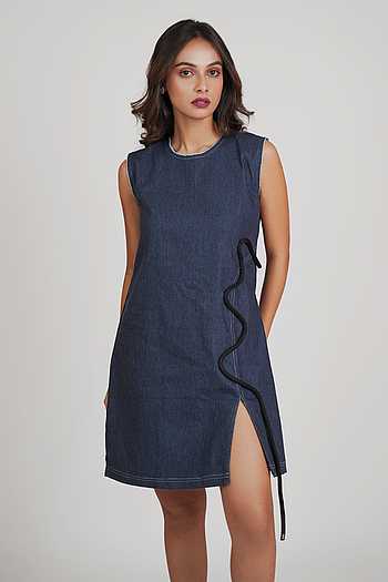 Denim String Dress