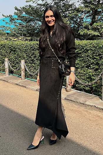 Embellished Shirt & Midi Skirt Co-ord Set