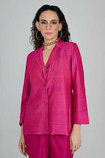 Fuscia Heiress Blazer