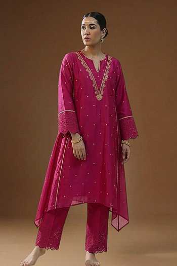 Sakhi Noor Gulabi Kurta & Pant Set