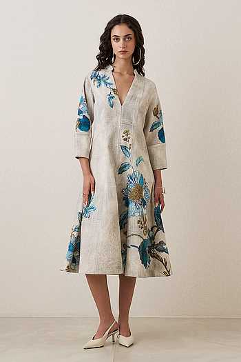 Orli Panelled Midi Dress