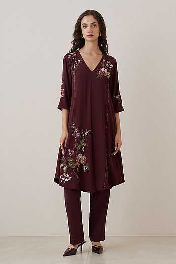 Rosethorn Draped Tunic & Pant Set