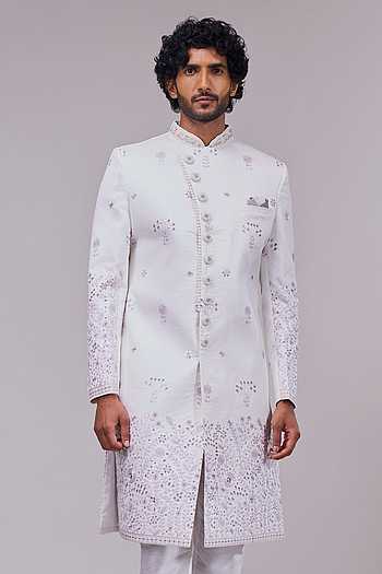 Embroidered Sherwani & Pant Set 