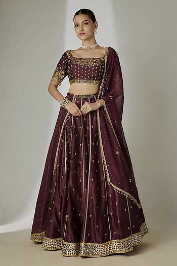 Silk Chanderi Lehenga Set