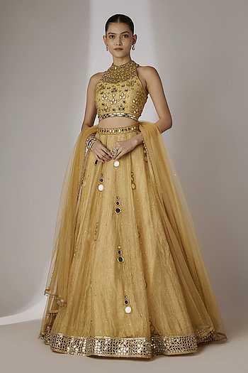 Hand Embroidered Lehenga Set