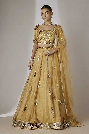Hand Embroidered Lehenga Set