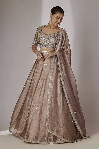 Embroidered Lehenga Blouse Set