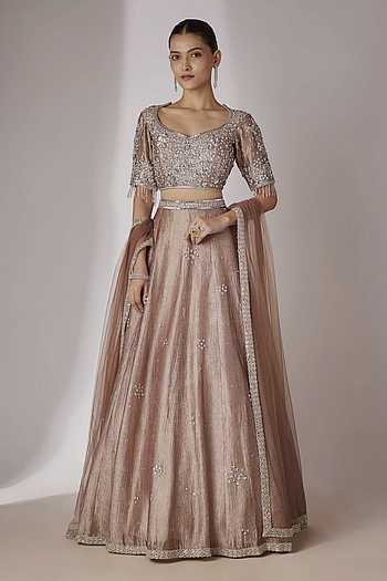 Hand Embroidered Lehenga Set