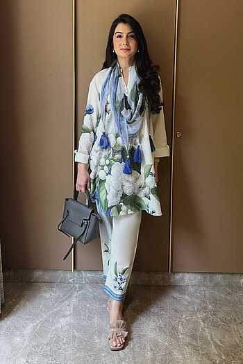 The Peacock Room Bloom Print Kurta Set