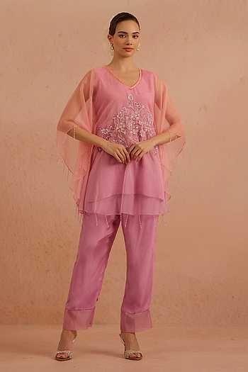 Ruhani Floral Embroidered Kurta & Pant Set