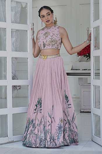 Botanica Embellished Lehenga & Blouse Set