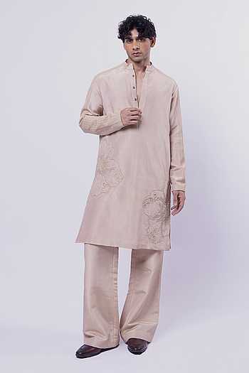 Wilted Bloom Embroidered Kurta Set