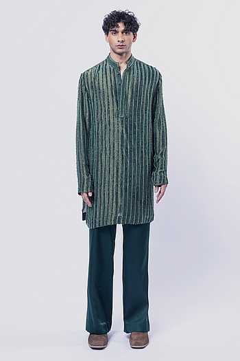 Verdant Mirage Embroidered Kurta Set