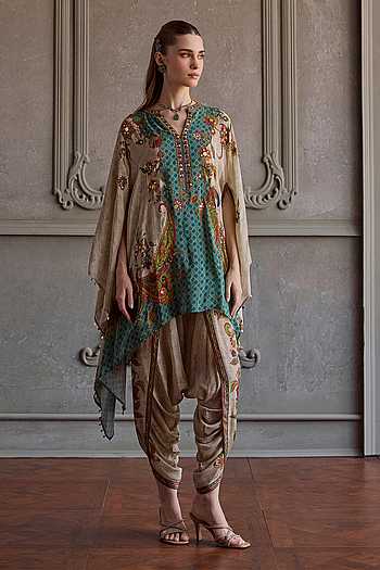 Leena Printed Kurta & Dhoti Pant Set