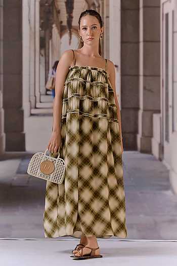 Checkered Slip Dress