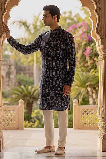 Cotton Kurta Pant Set