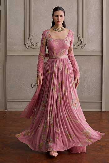 Sanya Floral Print Anarkali With Dupatta