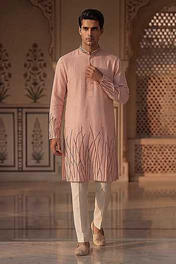 Embroidered Kurta Pant Set