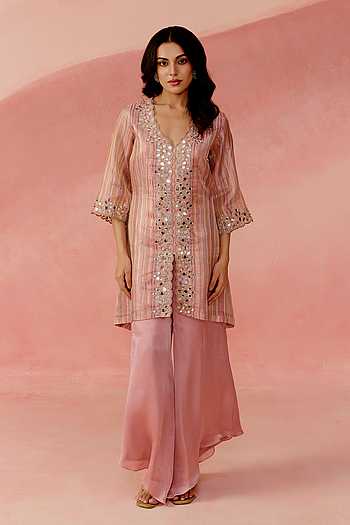 Rose Raag Straight Kurta Sharara Set