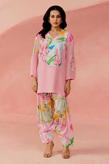 Wildflower Print Kurta & Pant Set
