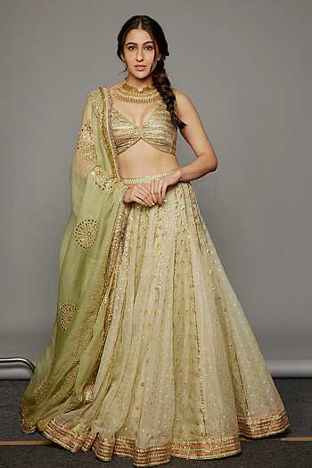 Lehja Embroidered Lehenga Set