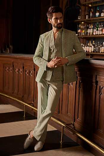 Silence In Sage Jacket Set