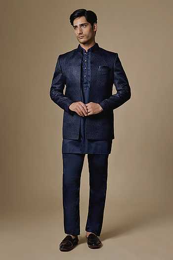 Embroidered Bandhgala & Pant Set