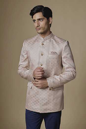Jacquard Bandhgala Jacket