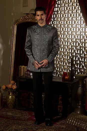Sterling Embroidered Bandhgala Set