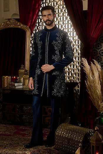 Reign Embroidered Sherwani Set