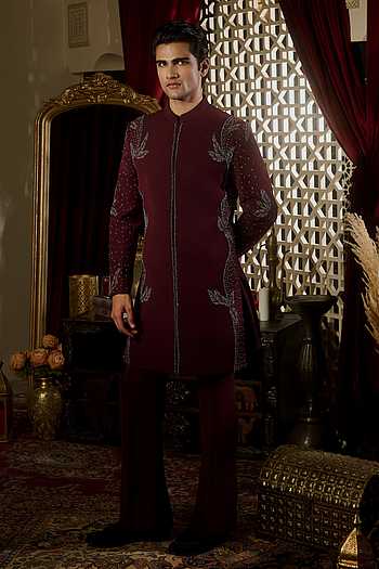 Embroidered Sherwani Set
