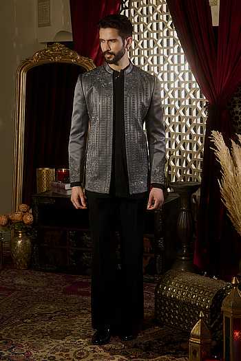 Apex Jacquard Short Jacket Set