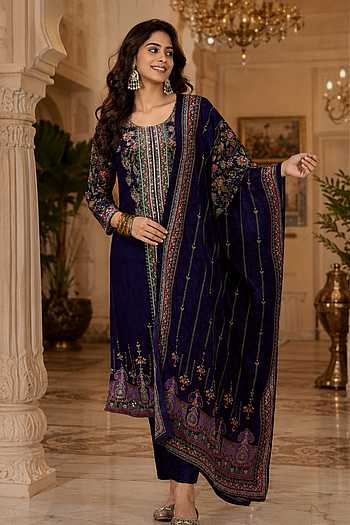 Floral Print Kurta Pant Set